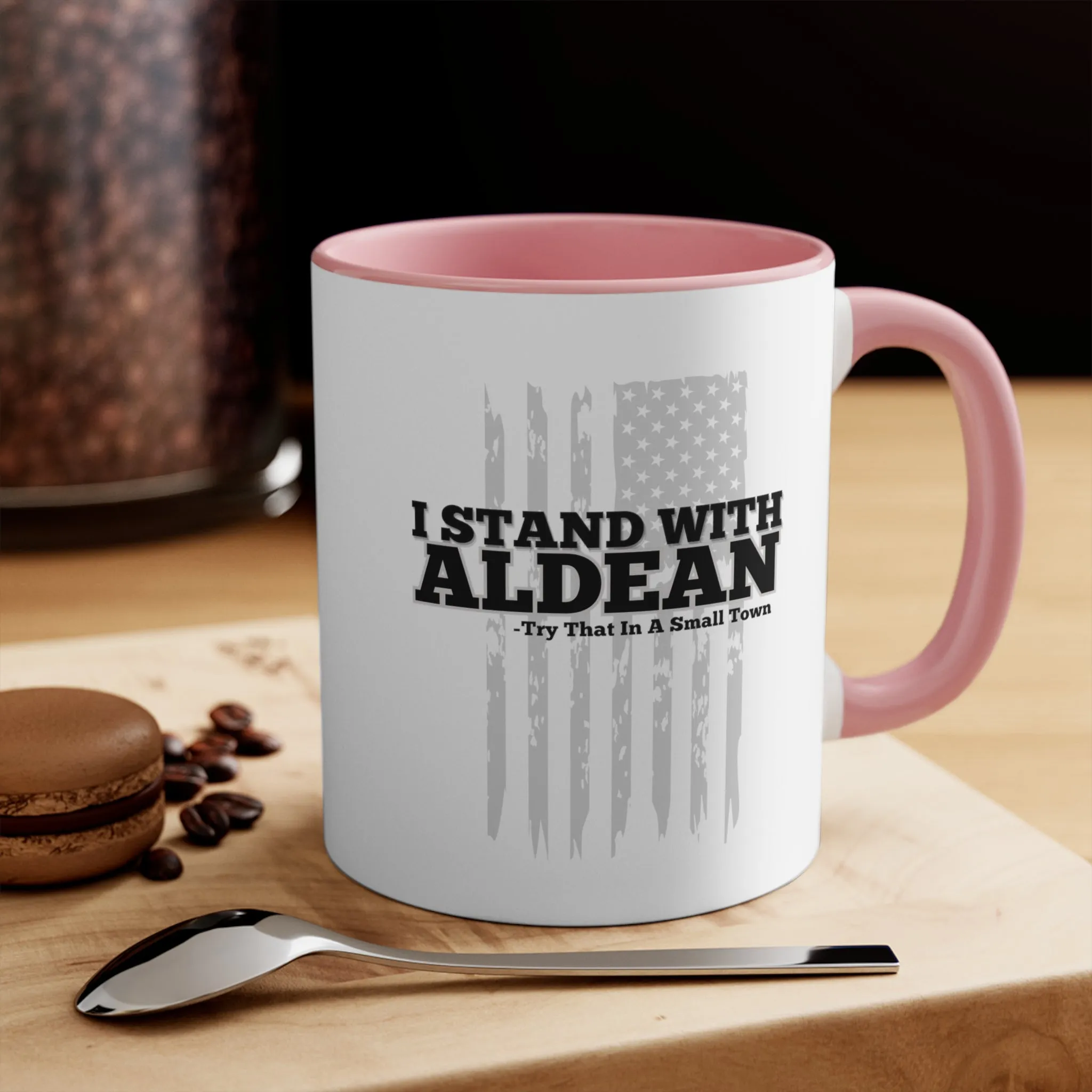 I Stand With Aldean "Try that in a small town" Mug (2 Sizes, 3 Colors)