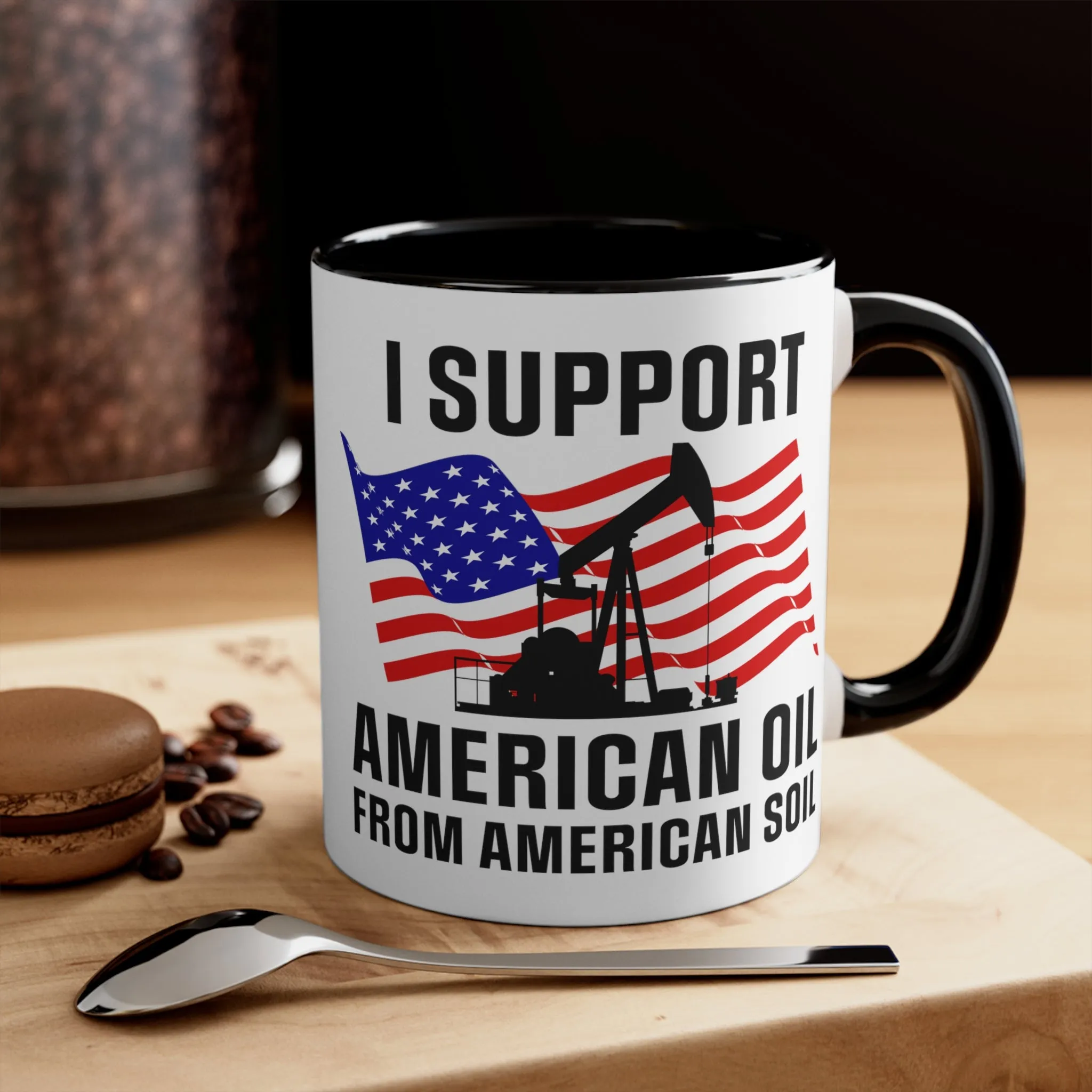 I Support American Oil Mug