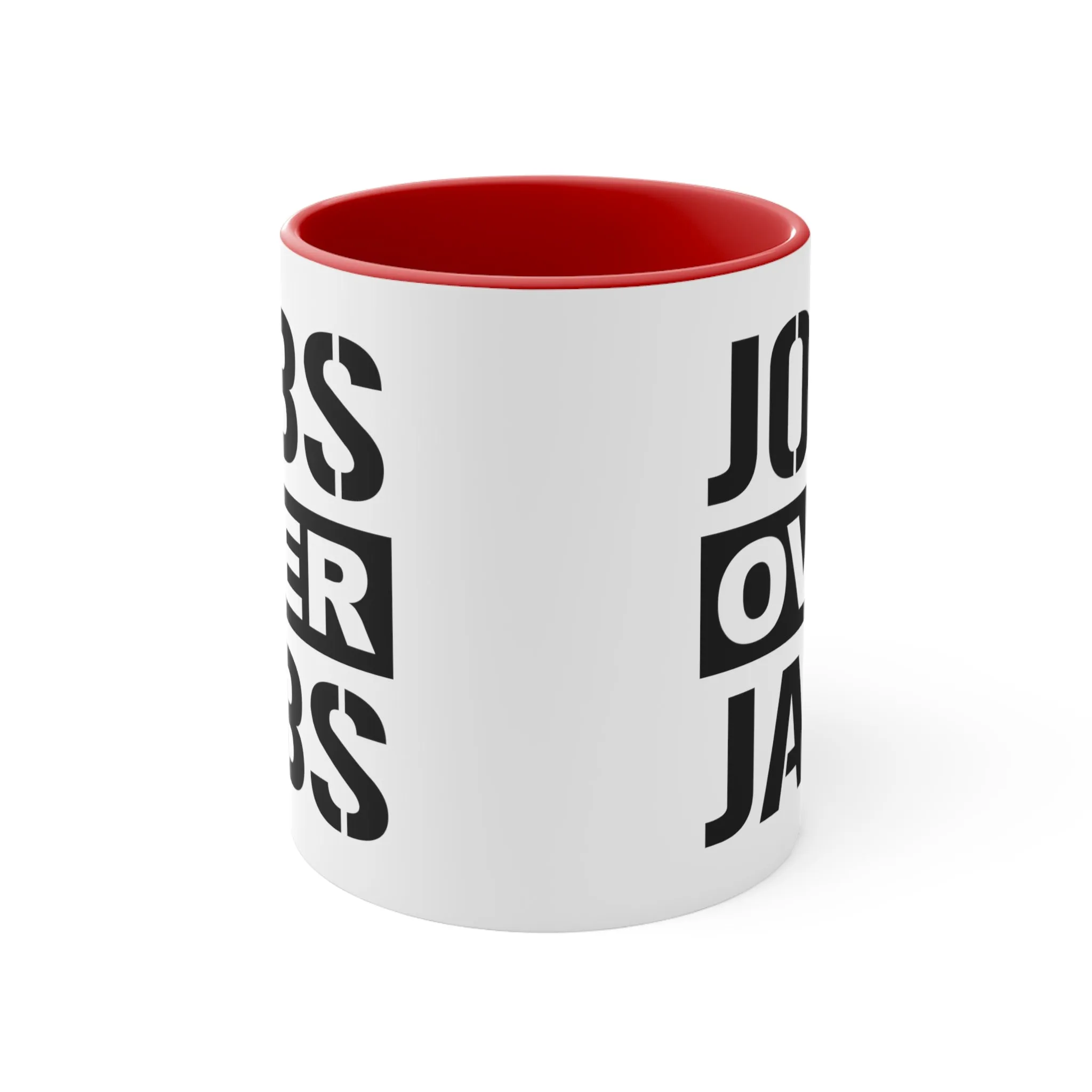 Jobs Over Jabs Mug (2 sizes, 3 colors)