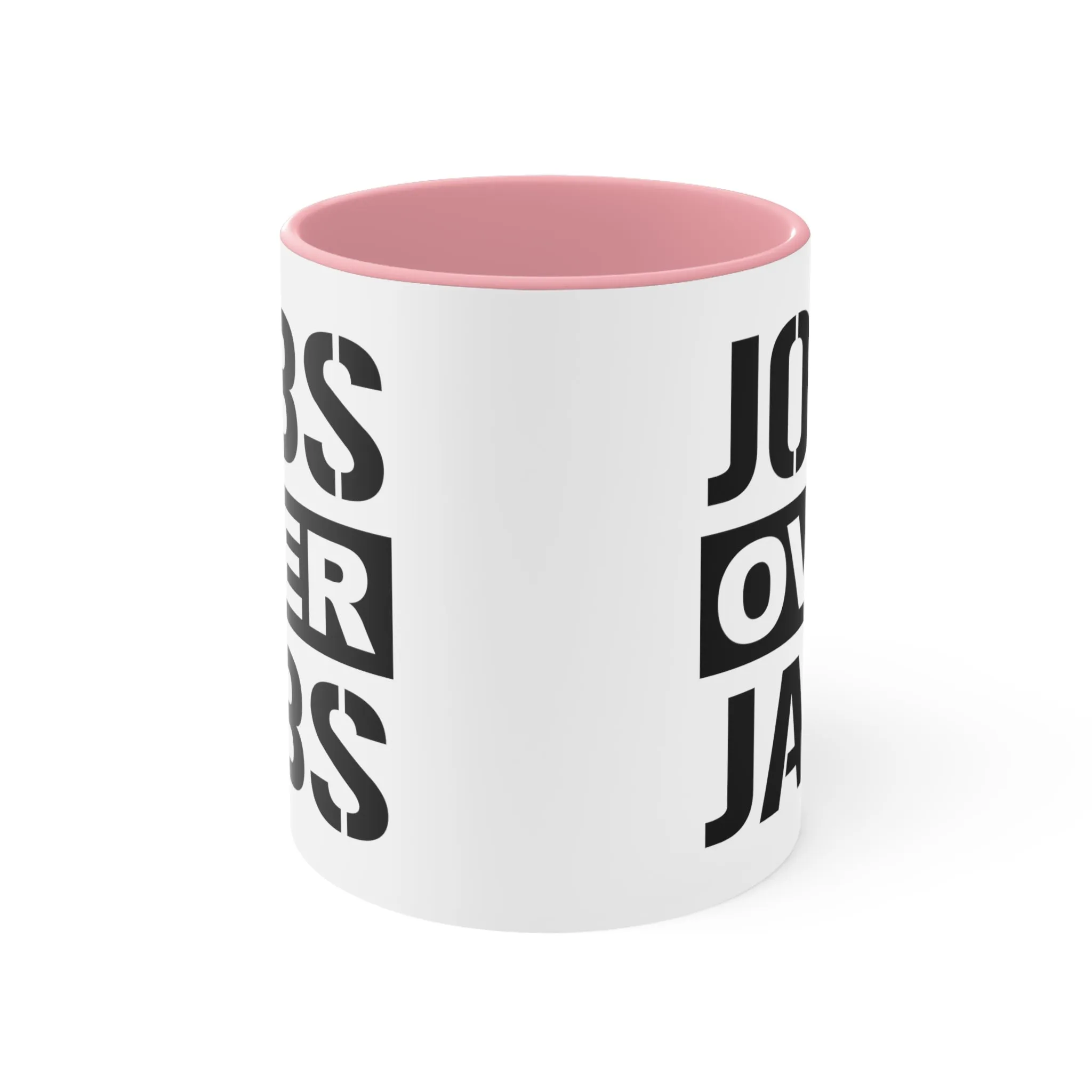 Jobs Over Jabs Mug (2 sizes, 3 colors)