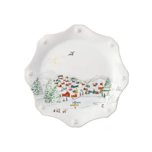 Juliska North Pole Scallop Dessert Plate