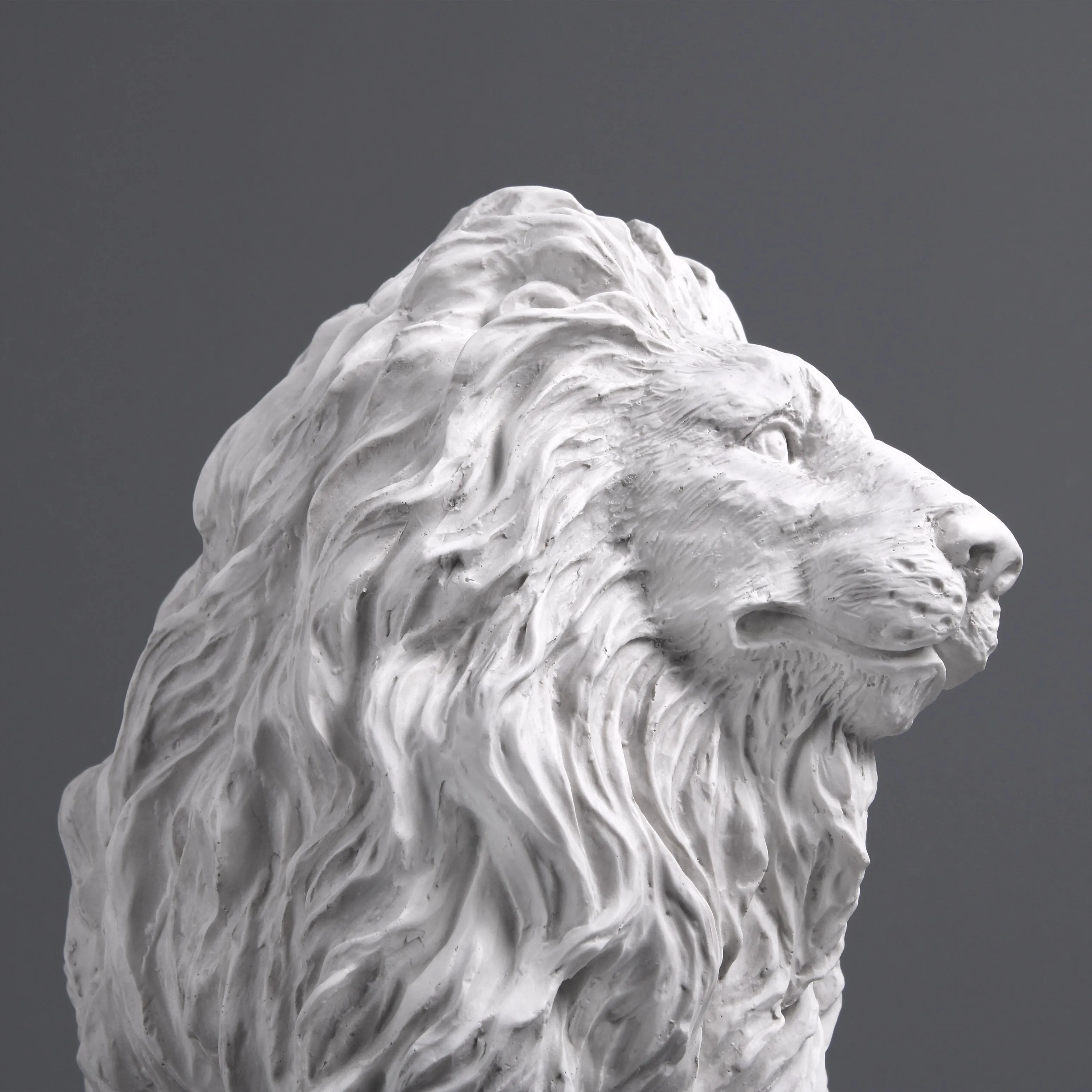 Large Sitting Lion Statue