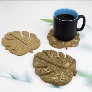 Leaf Coasters (Set of 4) - Green