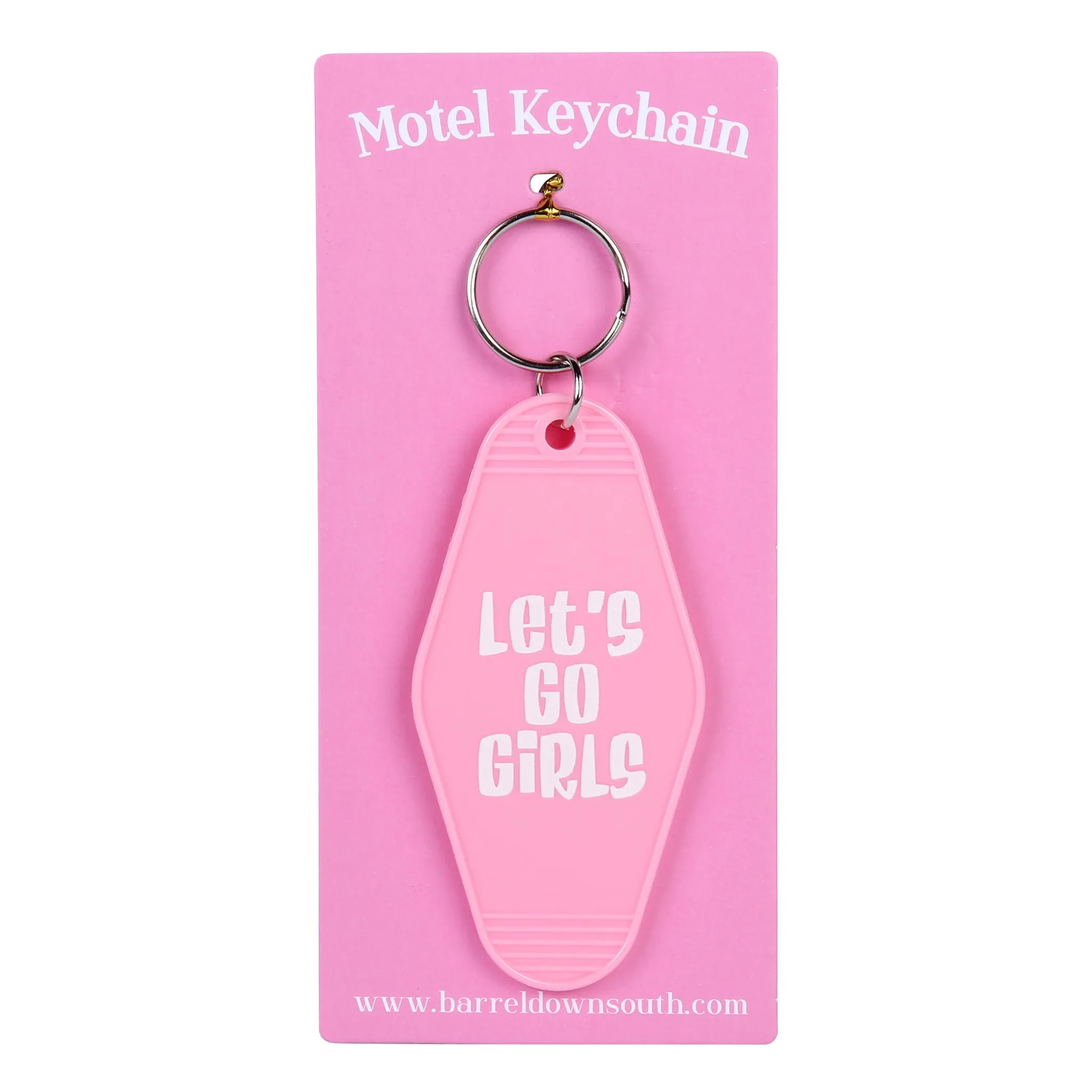 Let's Go Girls Hotel Motel Key Chain