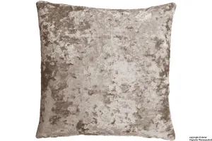 London Crushed Velvet Cushion - Charm