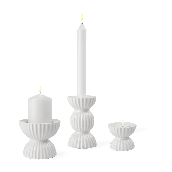 Lyngby Porcelæn Tura Candle Set, 3 pcs.