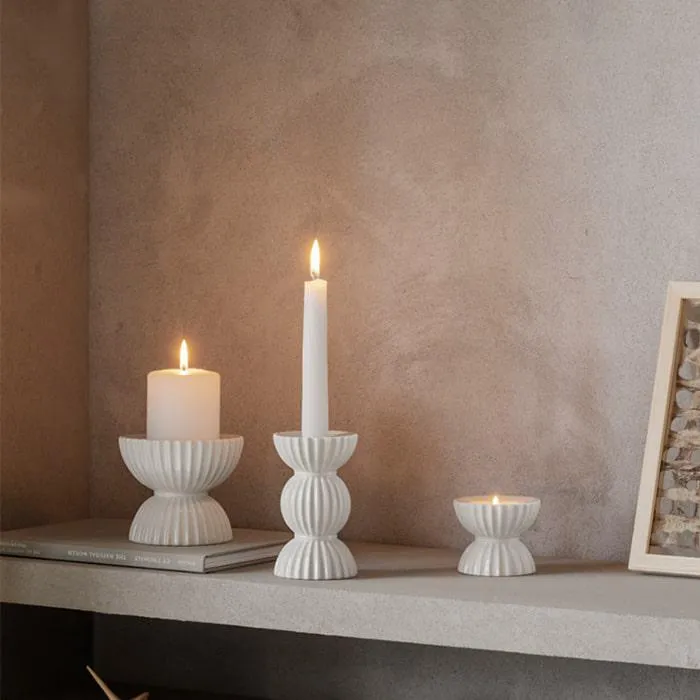 Lyngby Porcelæn Tura Candle Set, 3 pcs.