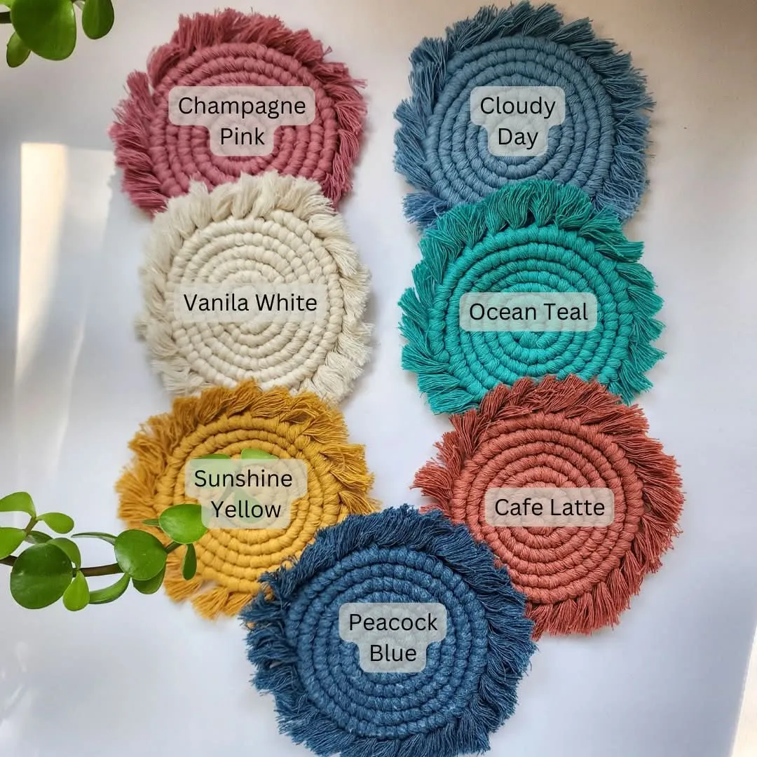 Macrame Boho Coasters