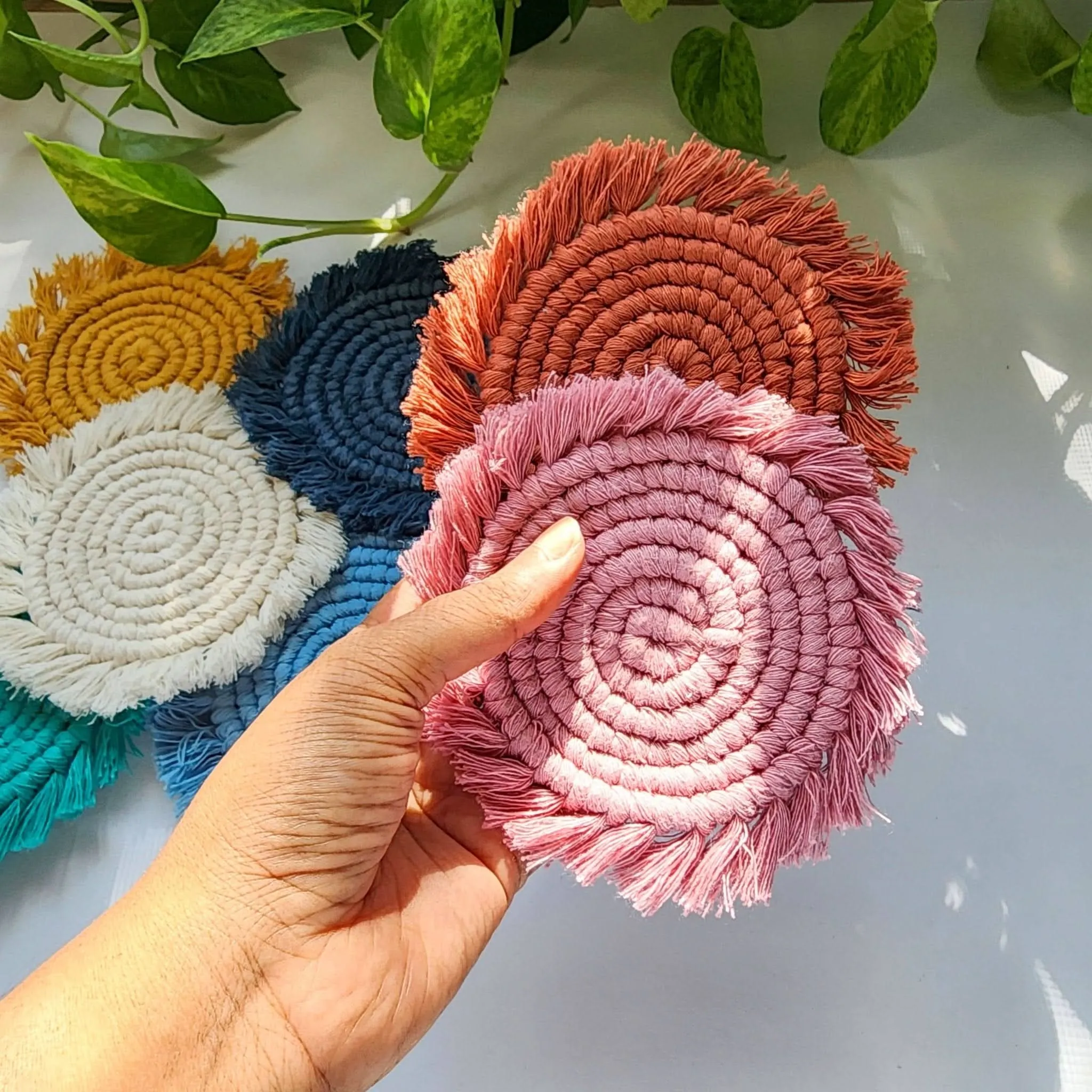 Macrame Boho Coasters