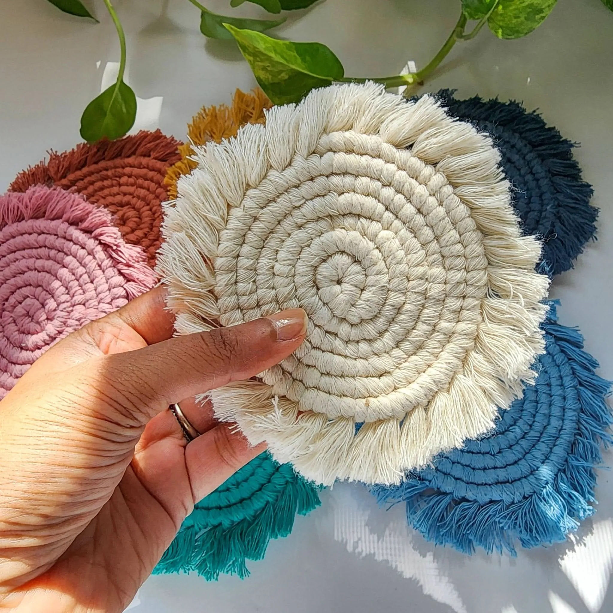 Macrame Boho Coasters