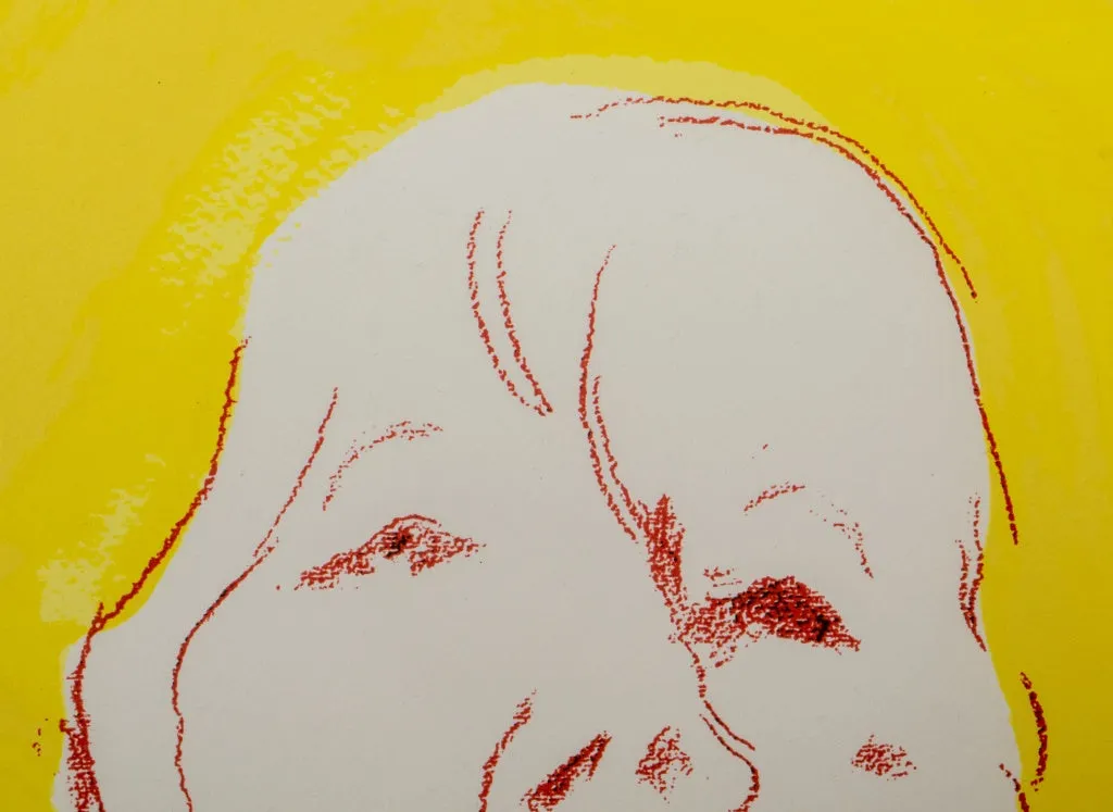 Maria Lassnig "Double Self Portrait" Screenprint