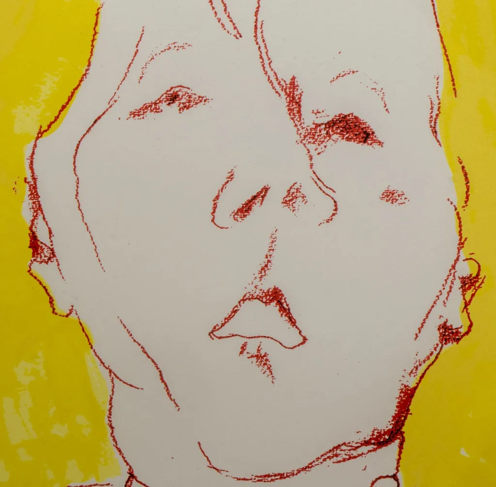 Maria Lassnig "Double Self Portrait" Screenprint