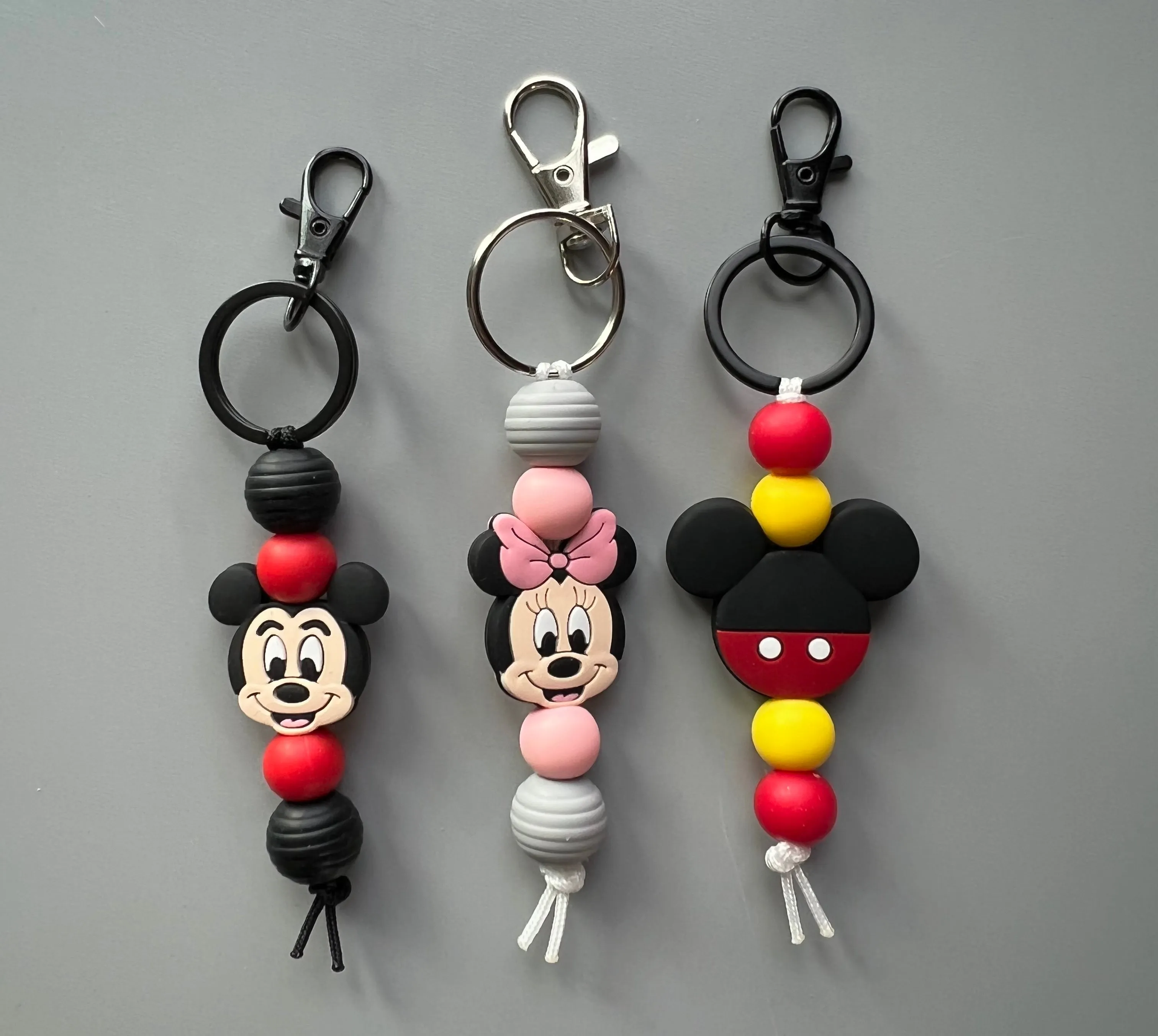 Mickey and Minnie Keychains