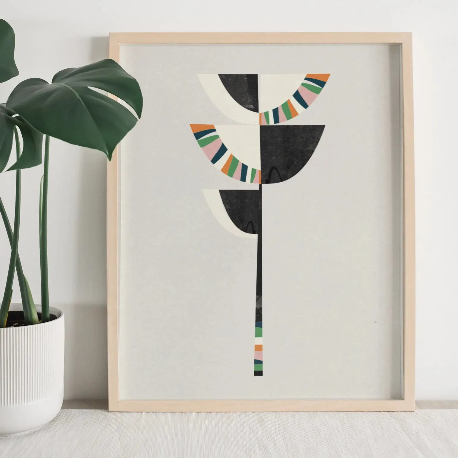 Modern Flora No.1 Art Print (A5)