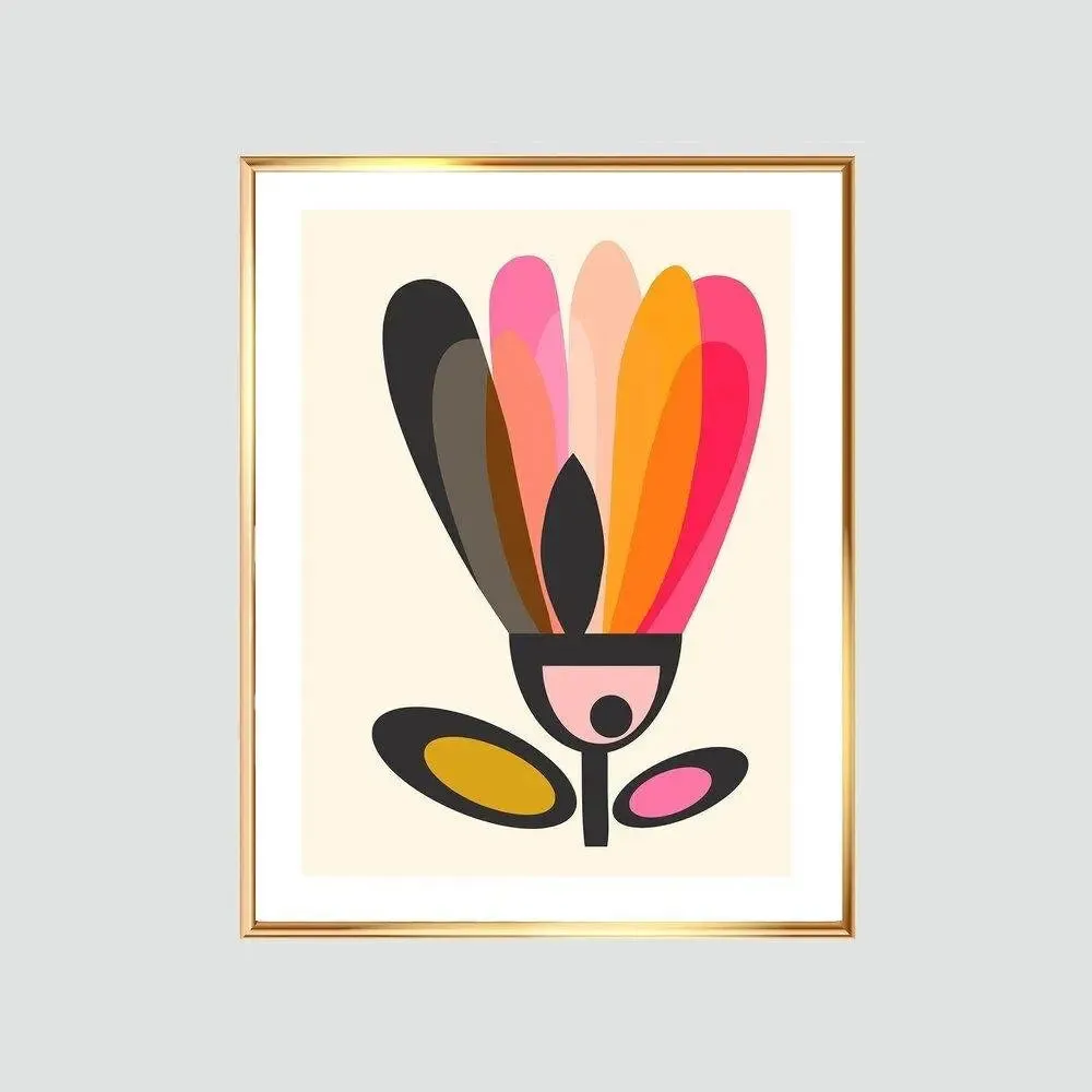 Modern Tulip Wall Art Print