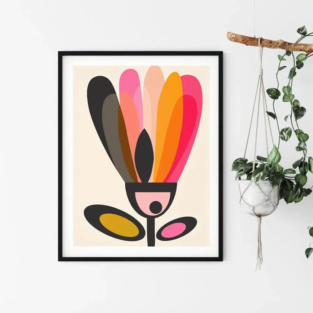 Modern Tulip Wall Art Print