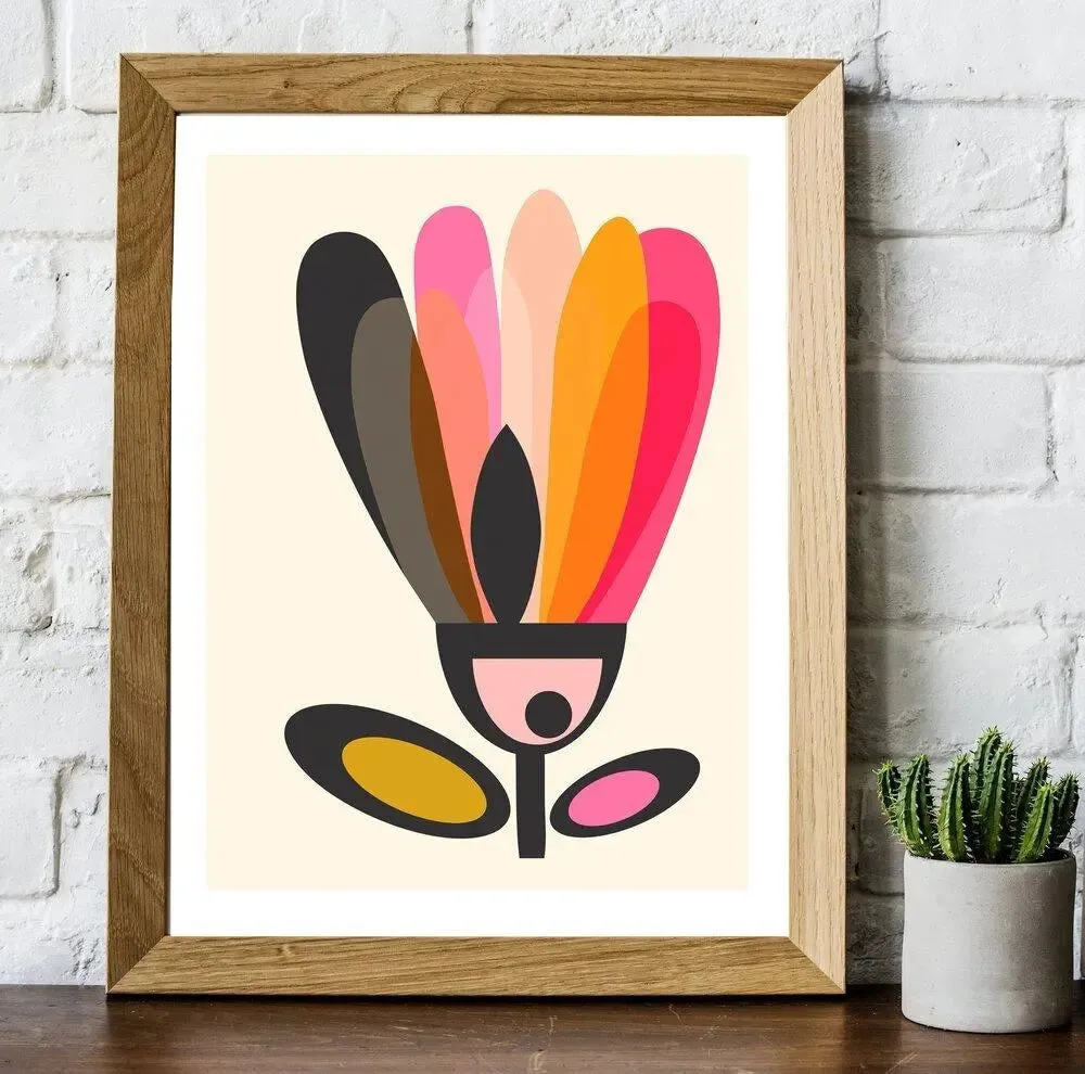 Modern Tulip Wall Art Print