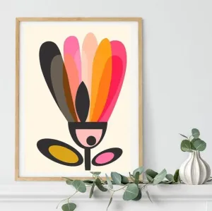 Modern Tulip Wall Art Print