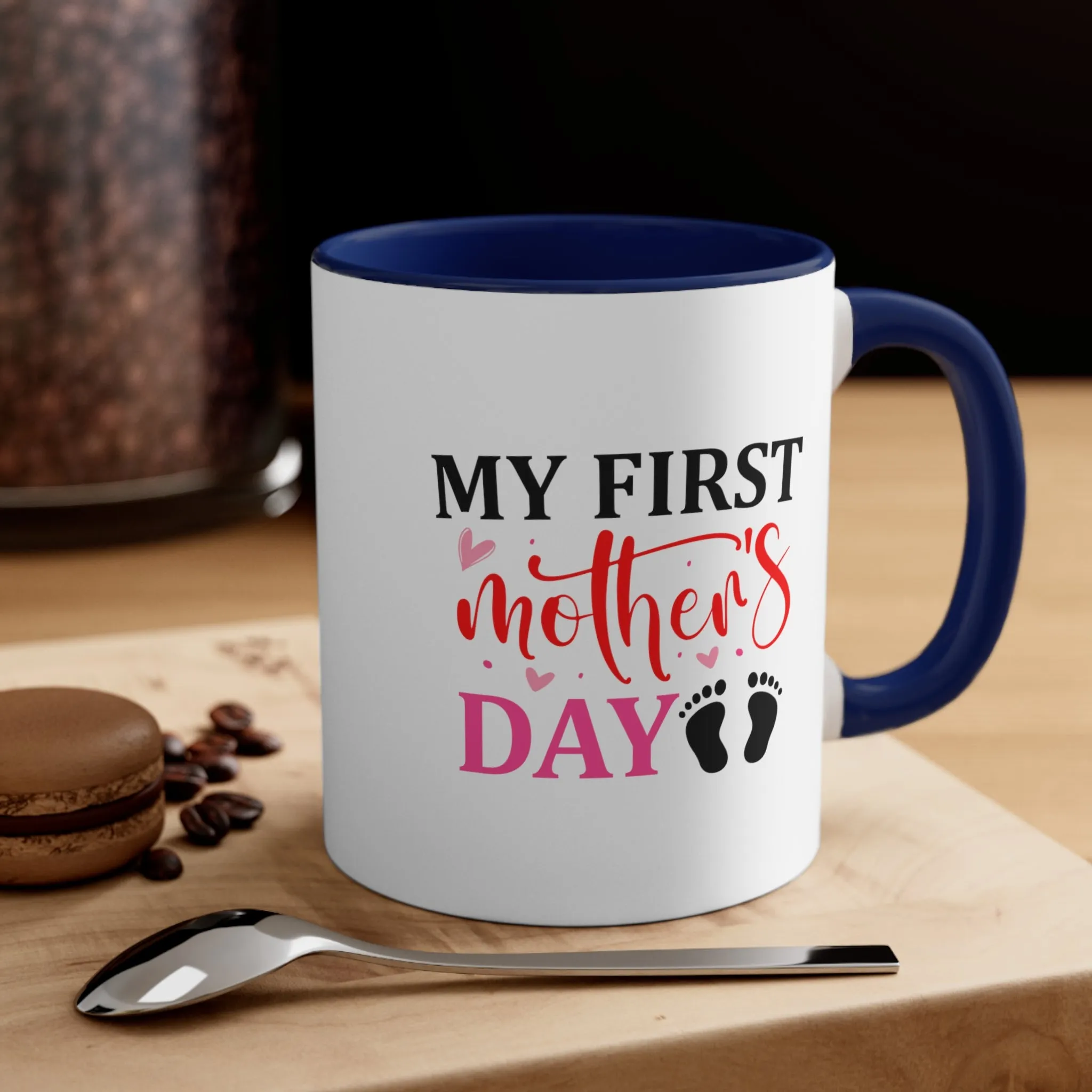 My First Mother's Day Pink Coffee Mug, 11oz Mom Mother Gift Mother Cup Mother's Day Birthday Christmas Gift For Mom Nana