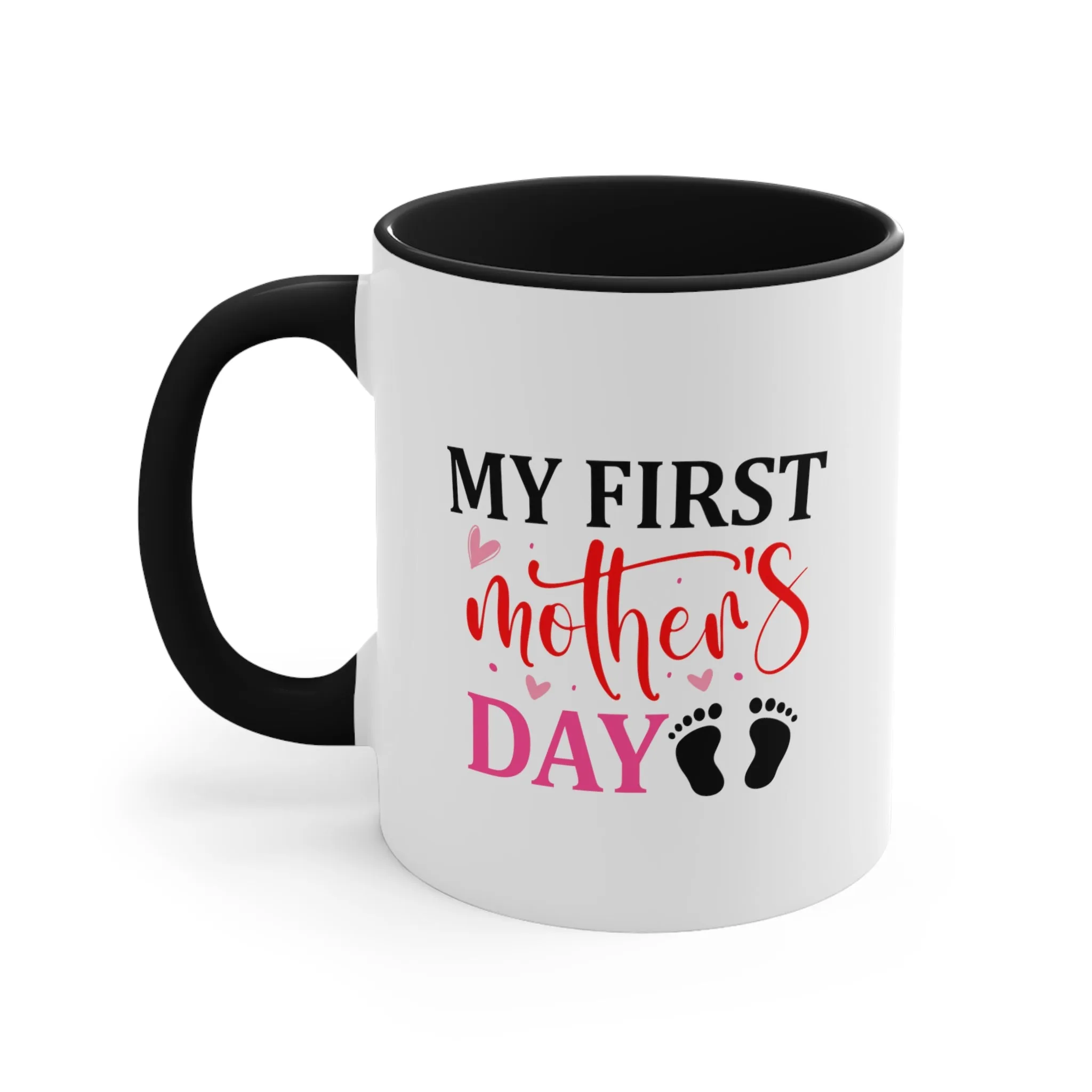 My First Mother's Day Pink Coffee Mug, 11oz Mom Mother Gift Mother Cup Mother's Day Birthday Christmas Gift For Mom Nana