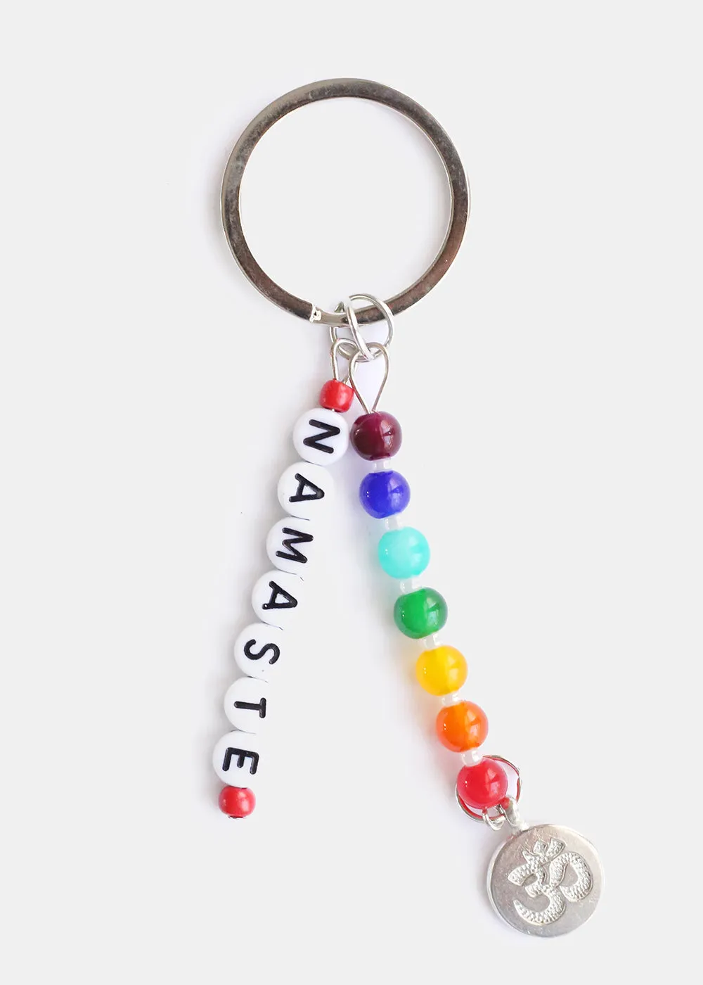 Namaste Bead Keychain