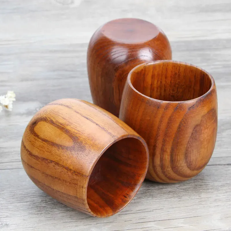 Natural Custom Handmade Wooden Coffee Mug