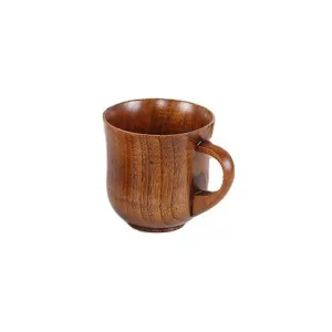 Natural Custom Handmade Wooden Coffee Mug