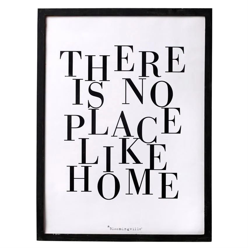 NO PLACE LIKE HOME WALL DÉCOR