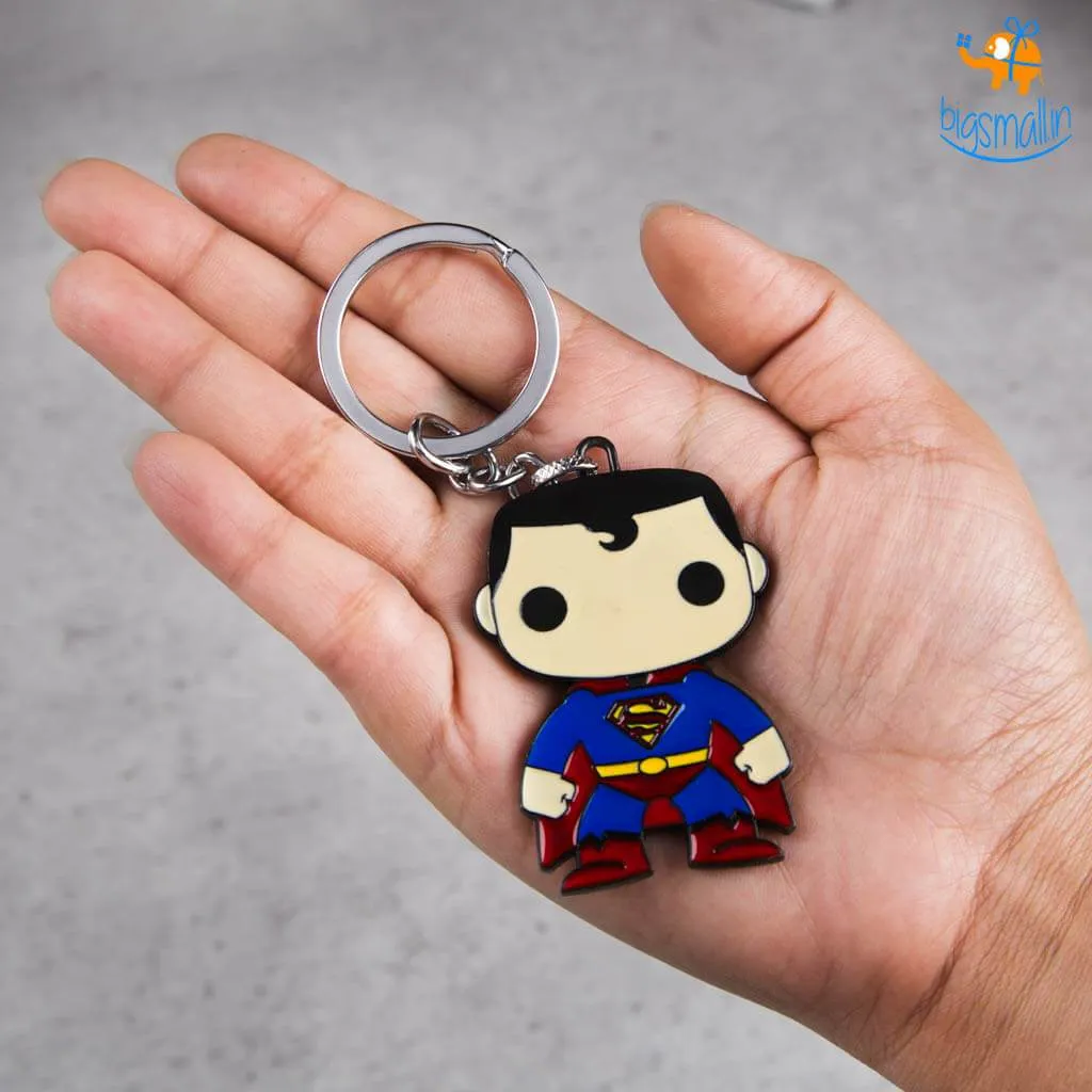 Official Batman vs Superman Metallic Keychains