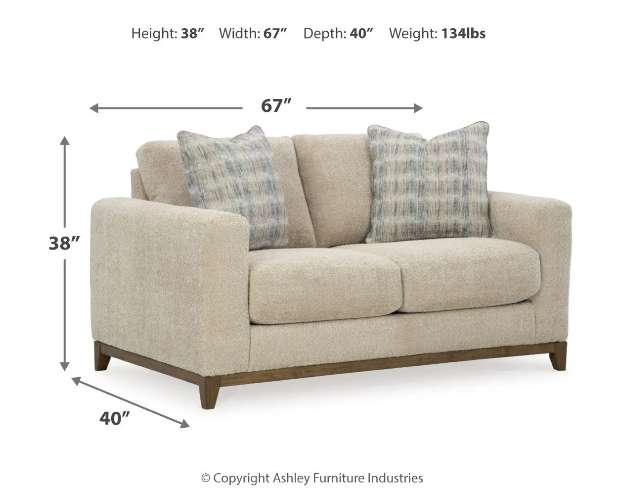 Parklynn Loveseat