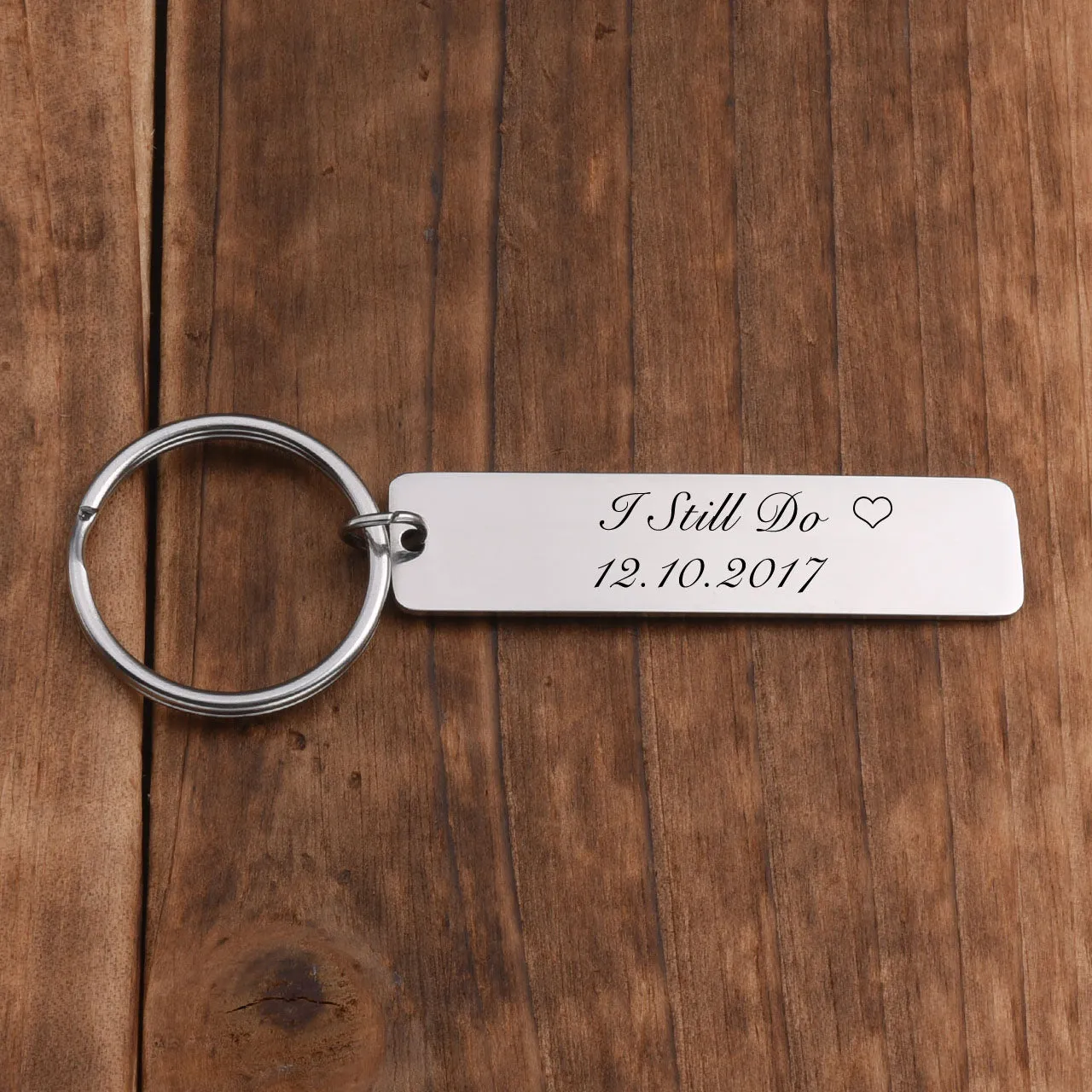 Personalized Cuboid Bar Message Name Keychain | Jovivi