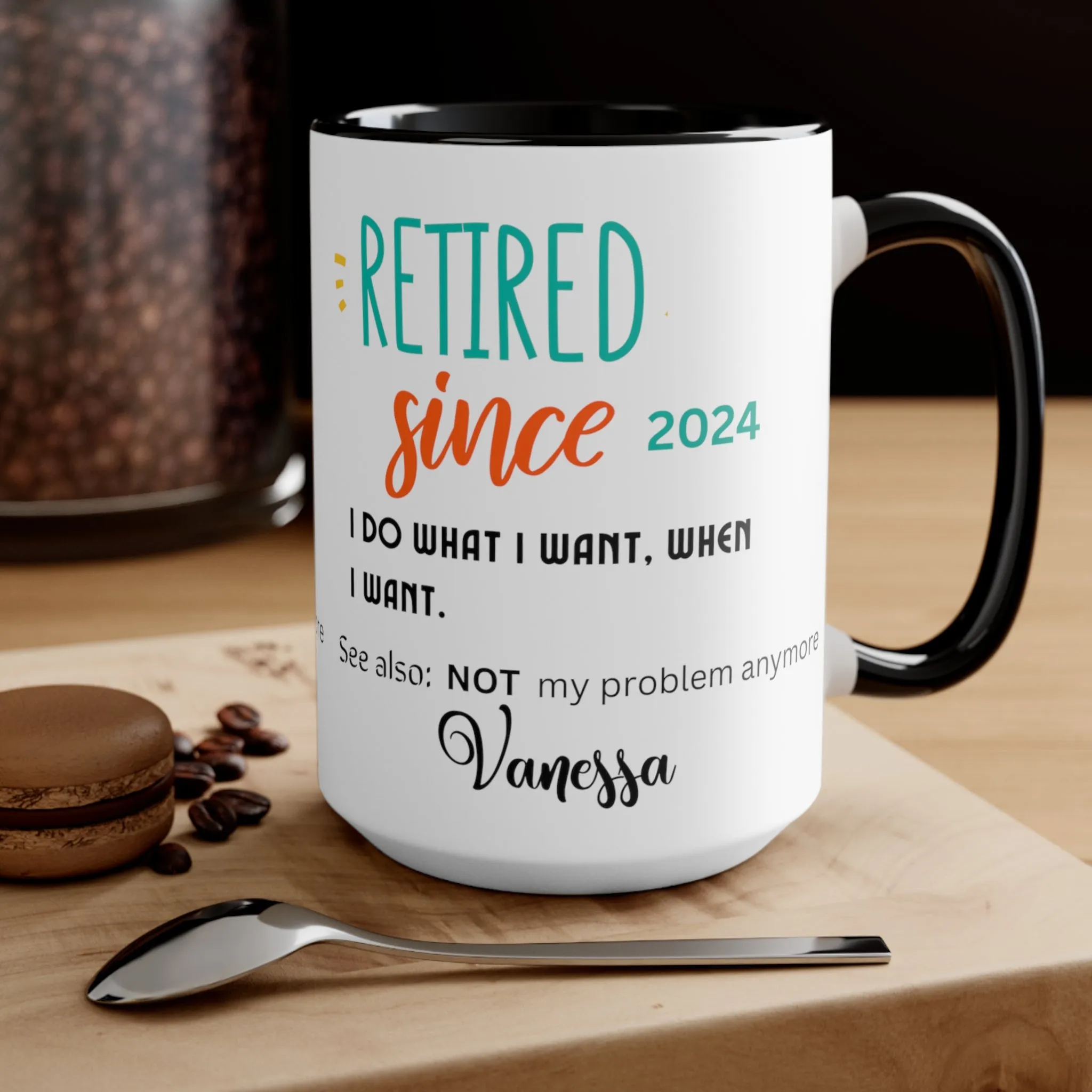 Personalized Retired Coffee Mug, Retirement Coffee Mug Cup, Retirement Mug, Retirement Cup, Retirement Gifts For Women, Gift for Men