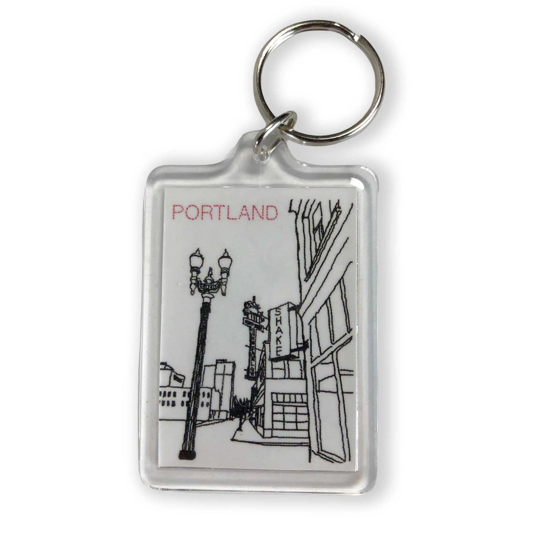 Portland Themed Keychain