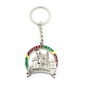 Portuguese Monuments and Symbols Metal Keychain #GS1708