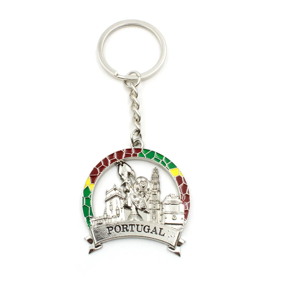 Portuguese Monuments and Symbols Metal Keychain #GS1708