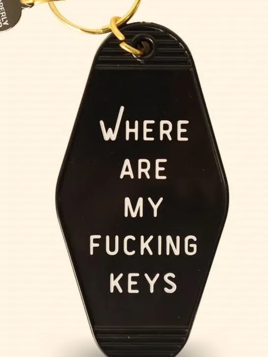 PROPERLY IMPROPER Key Chain