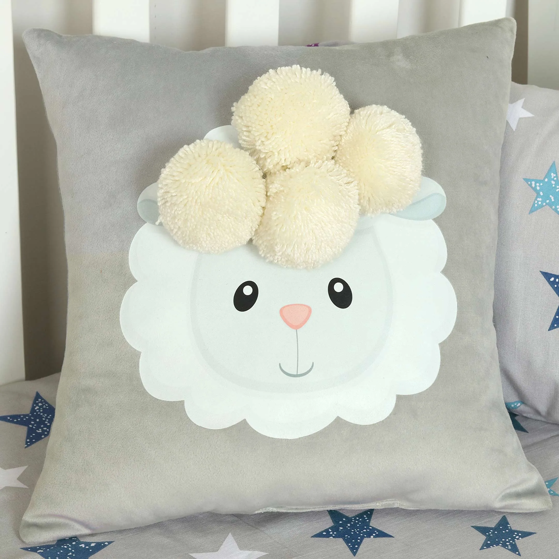 Puffy Sheep Baby Cushion