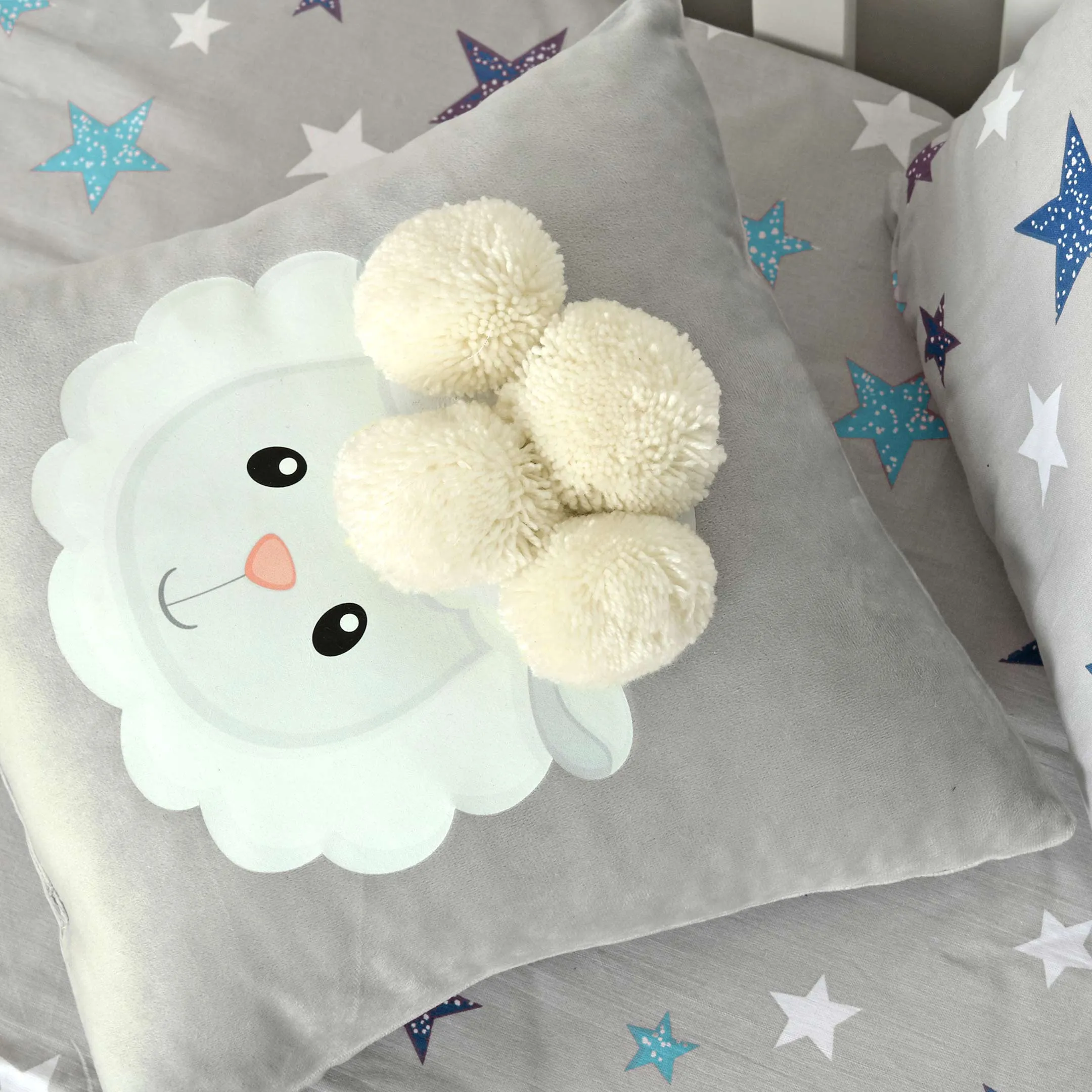 Puffy Sheep Baby Cushion