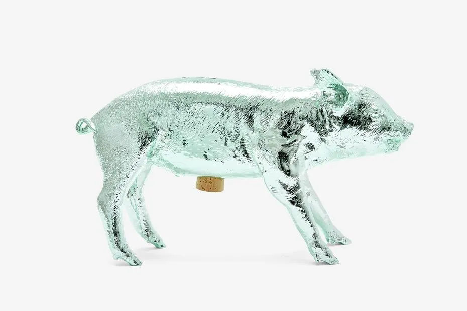 Reality Bank in the Form of a Pig - Mint Chrome