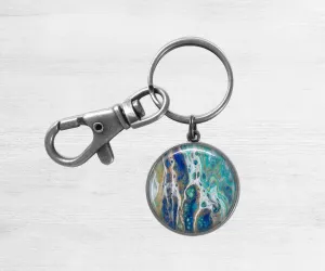 Sapphire Shores Keychain | Beach Keychain | Handmade