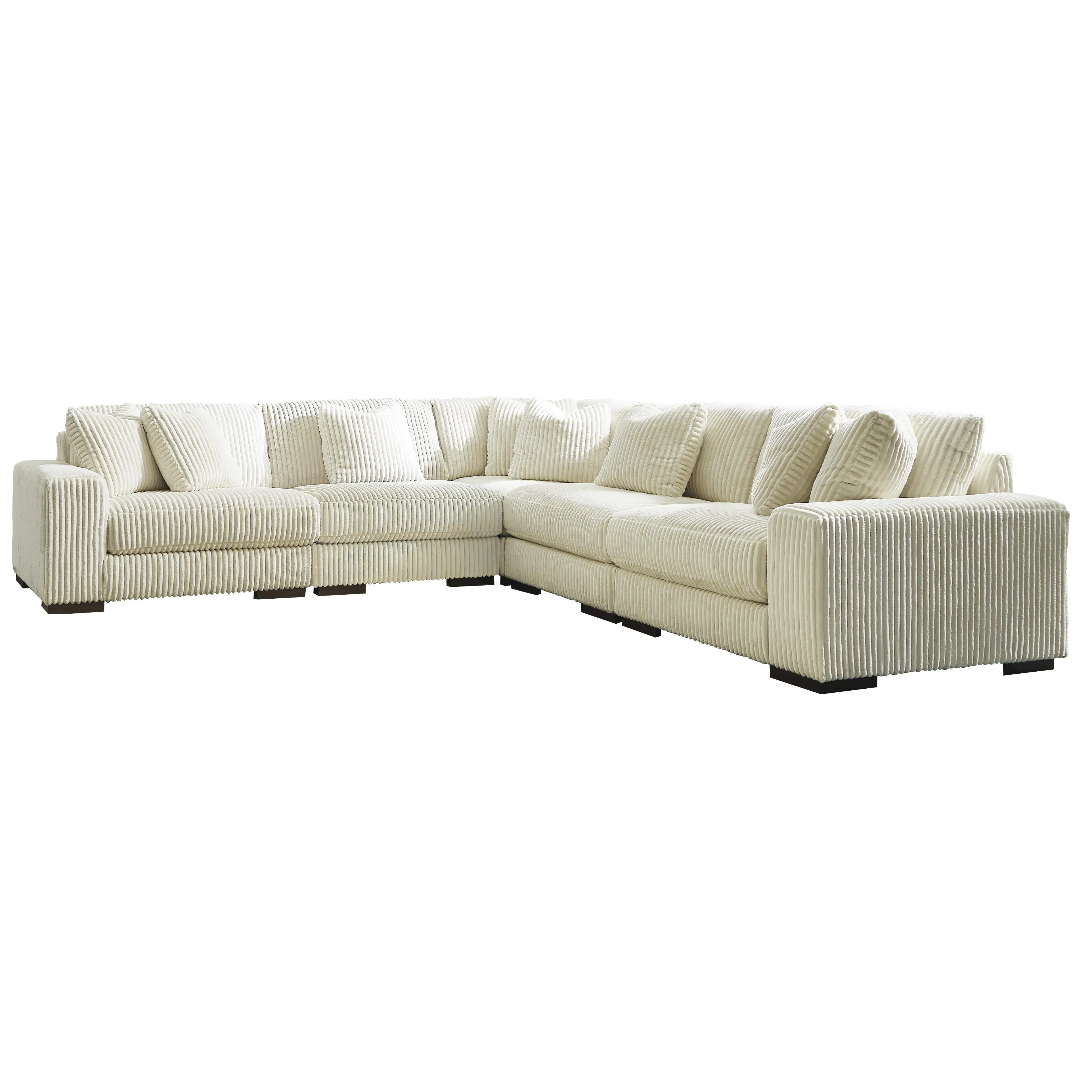 Signature Design by Ashley Lindyn Fabric 5 pc Sectional 2110464/2110446/2110477/2110446/2110465