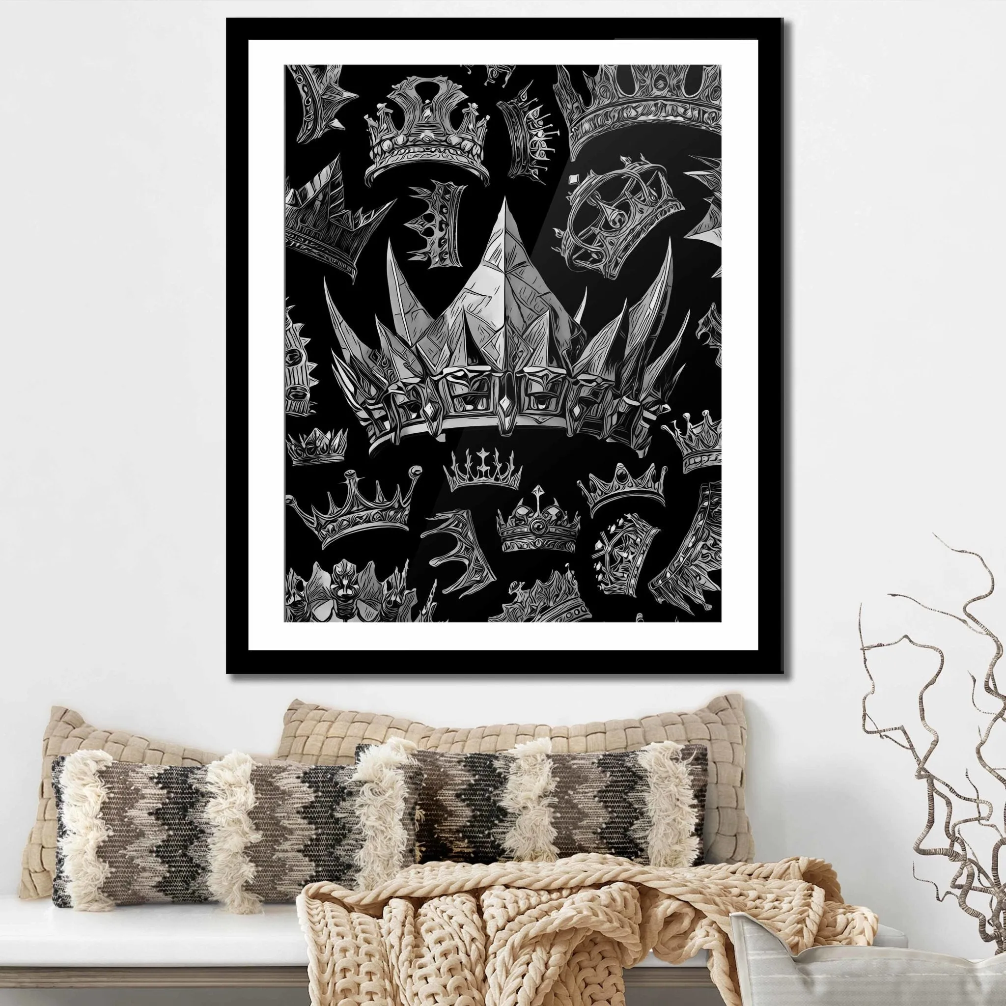 Silver Crowns Semi-gloss Print