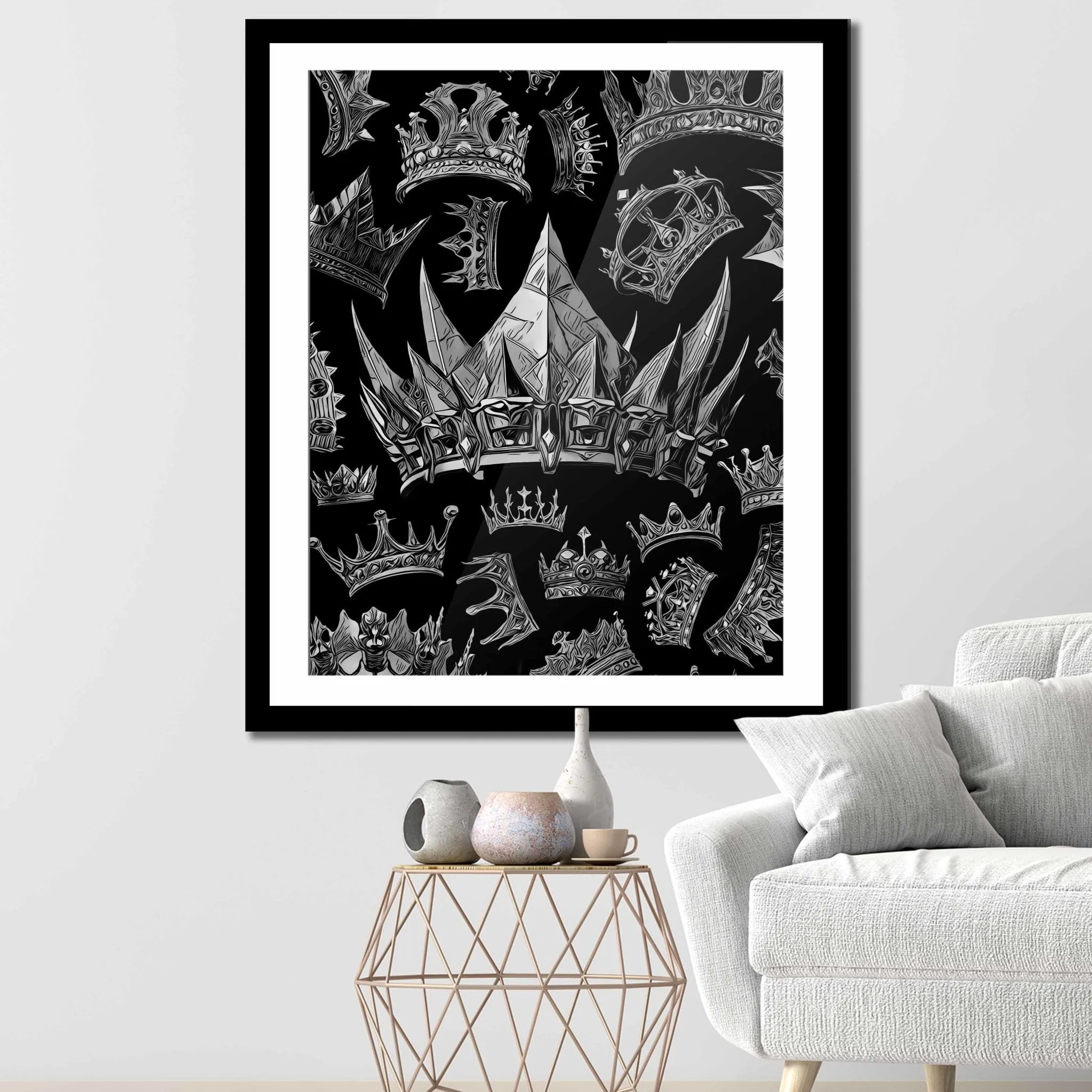 Silver Crowns Semi-gloss Print