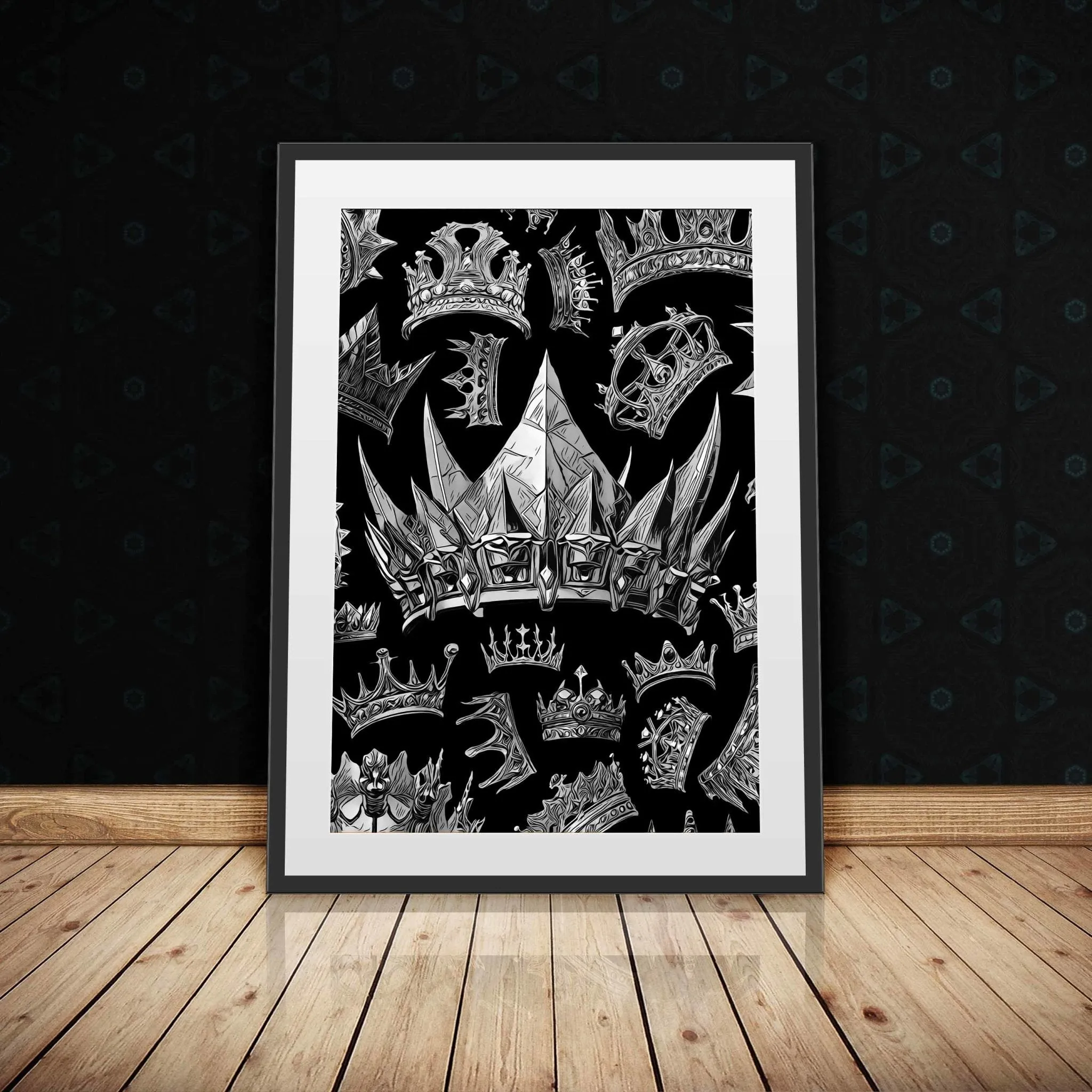 Silver Crowns Semi-gloss Print