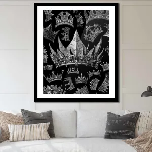 Silver Crowns Semi-gloss Print