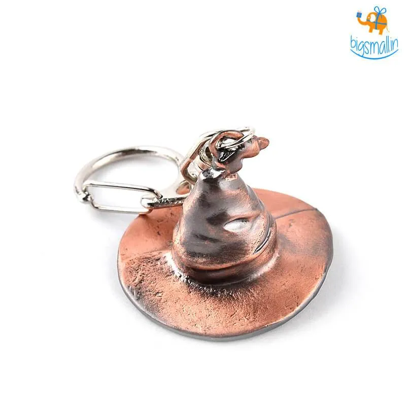 Sorting Hat Metallic Keychain - Harry Potter