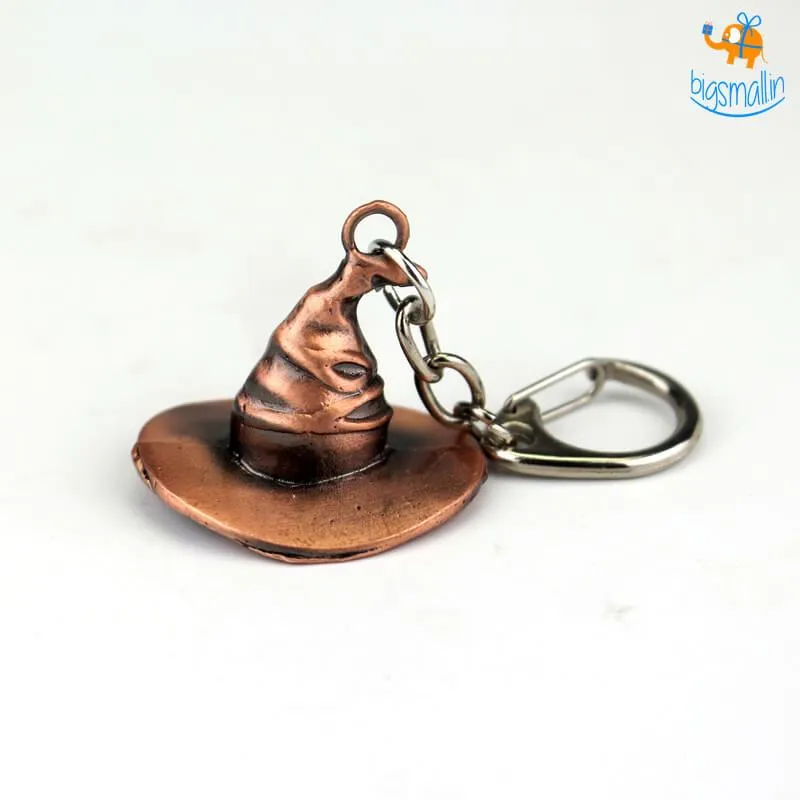 Sorting Hat Metallic Keychain - Harry Potter