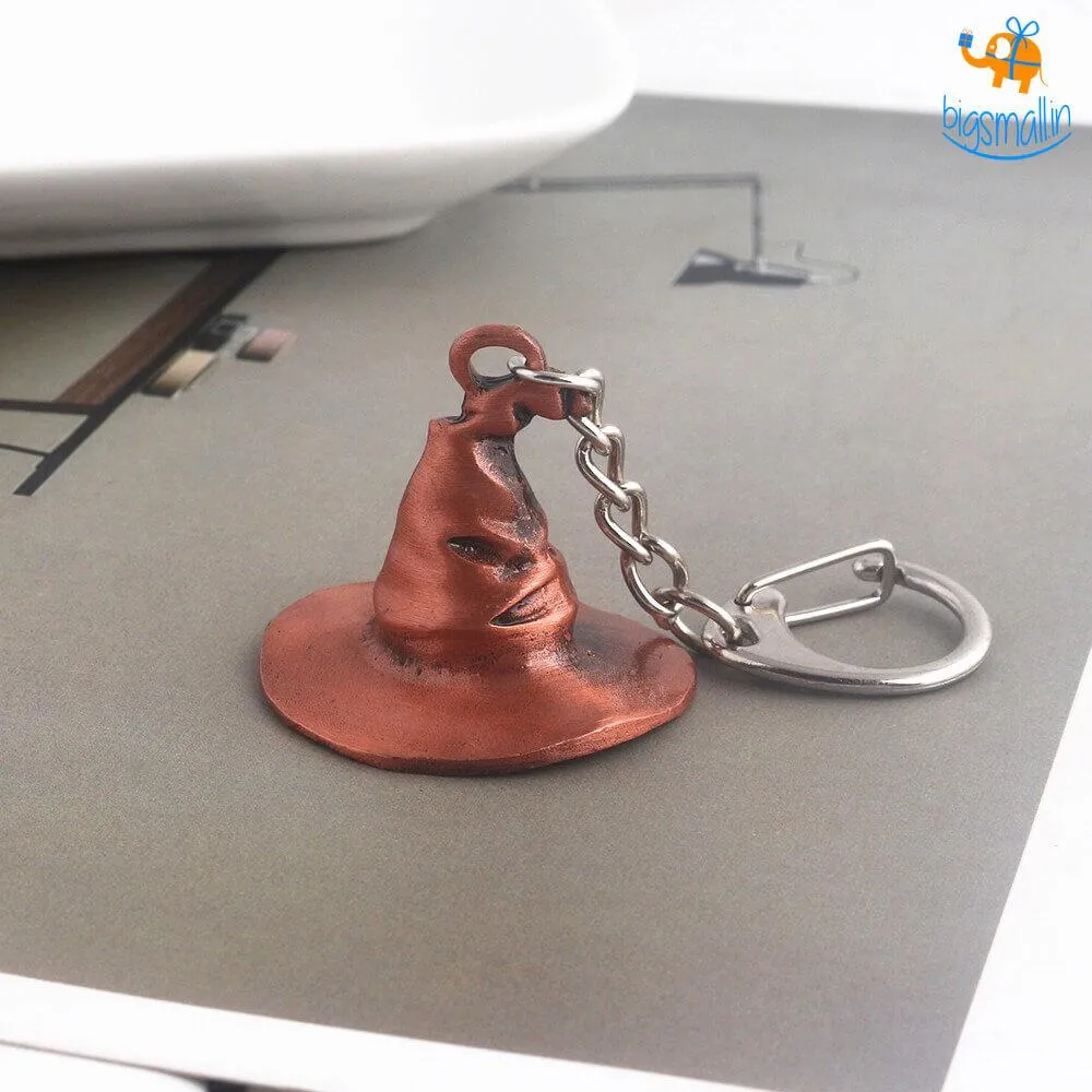 Sorting Hat Metallic Keychain - Harry Potter