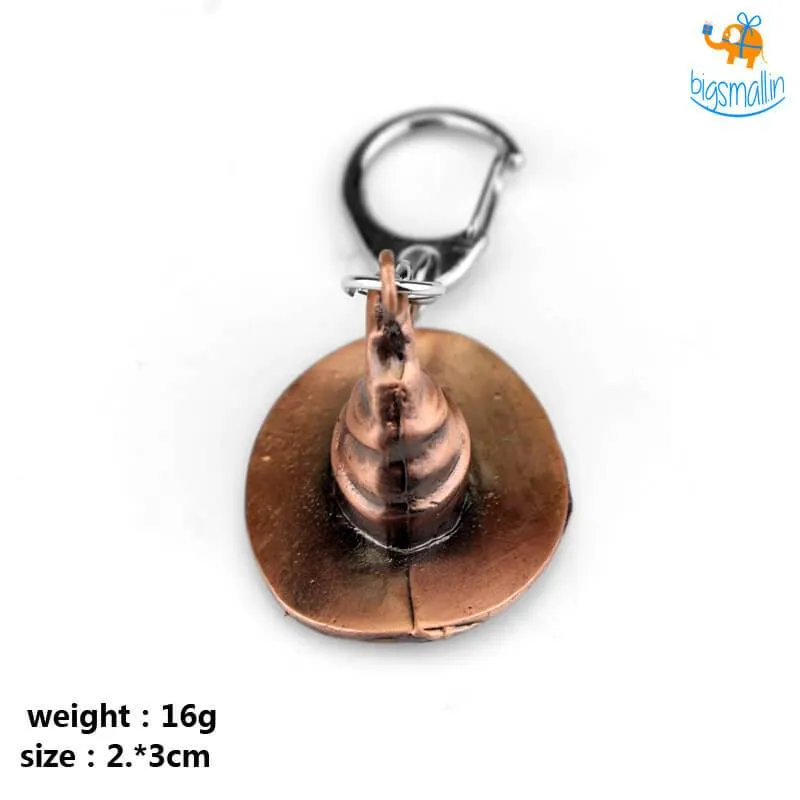 Sorting Hat Metallic Keychain - Harry Potter