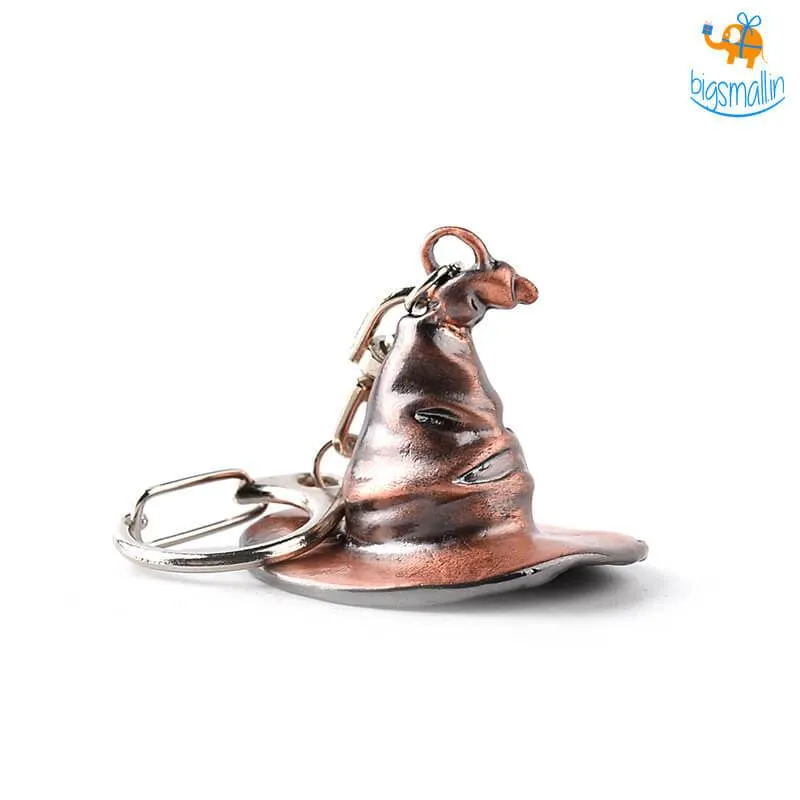 Sorting Hat Metallic Keychain - Harry Potter